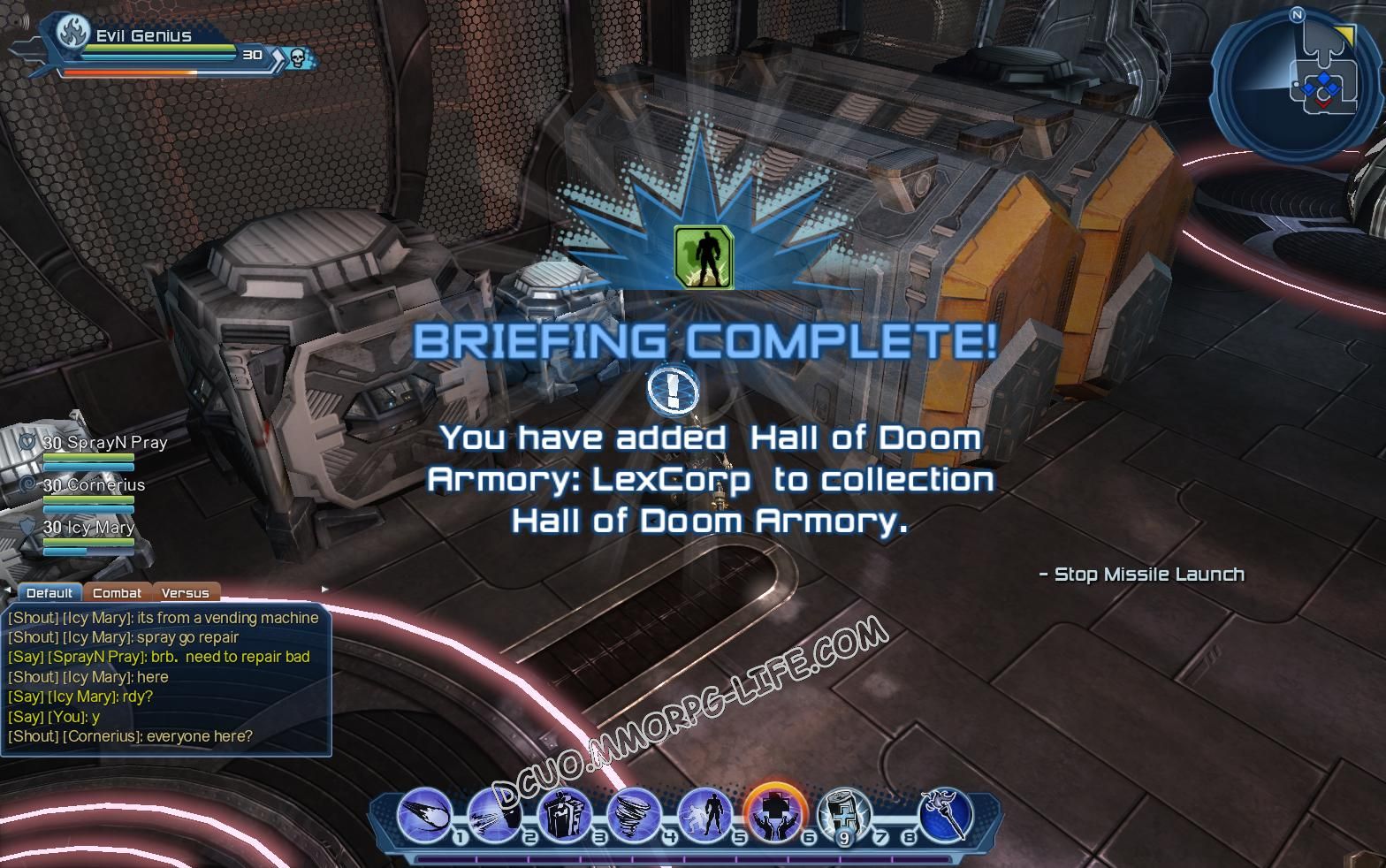 Briefing: Hall of Doom Armory, step 4 Hall of Doom Armory: LexCorp  image 1960 middle size